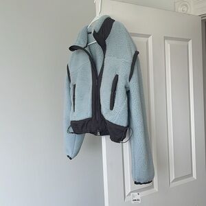 Free People Movement Courtside Fleece in Ice Flow Combo, NWT